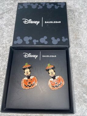 BaubleBar X Disney Mickey Earrings NIB